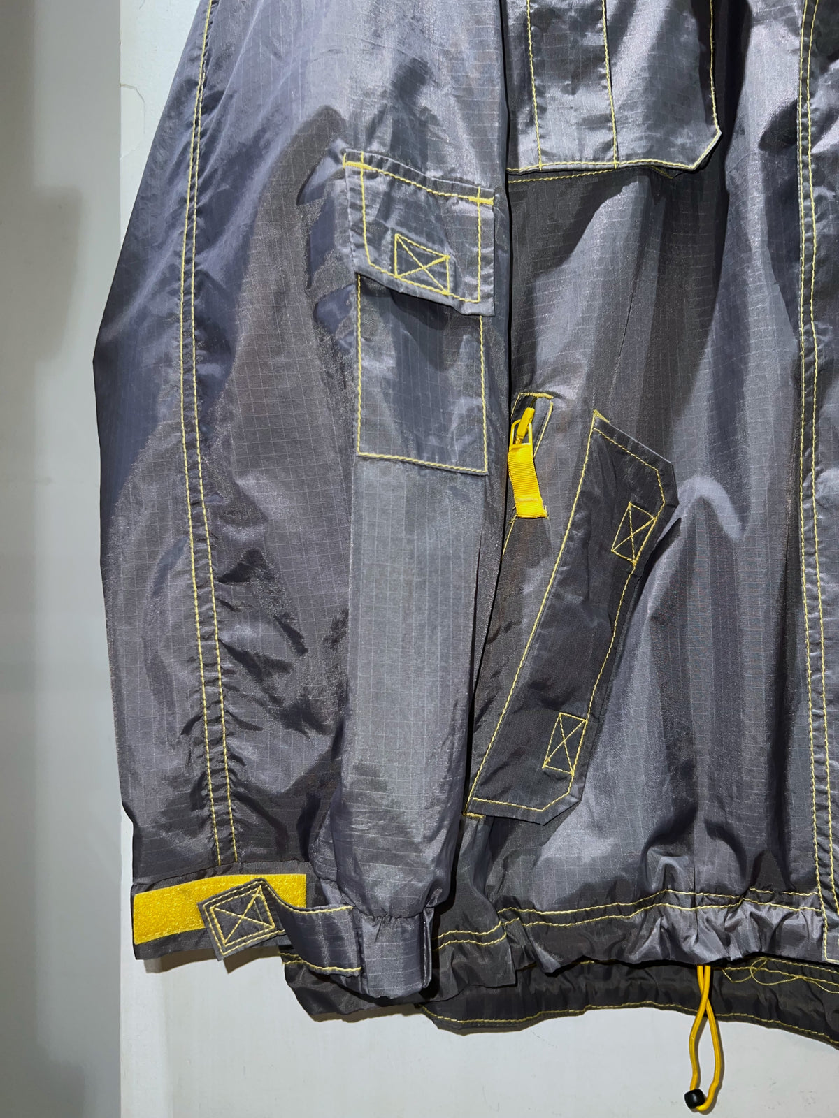 Y2K P-TEK Multi Pocket Nylon Hooded Jacket