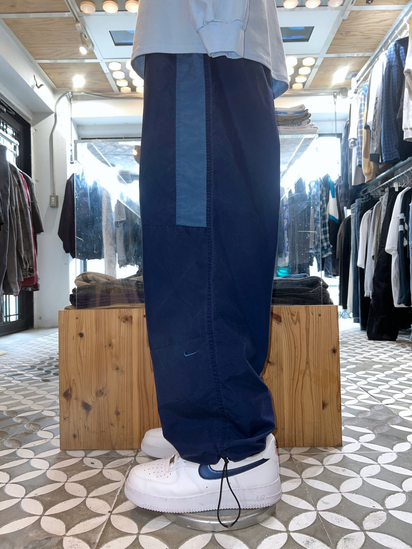 Old Nike Wideleg Nylon Pants