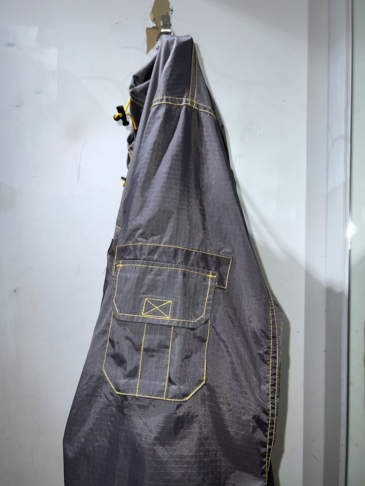 Y2K P-TEK Multi Pocket Nylon Hooded Jacket