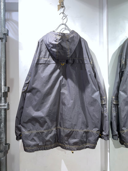 Y2K P-TEK Multi Pocket Nylon Hooded Jacket
