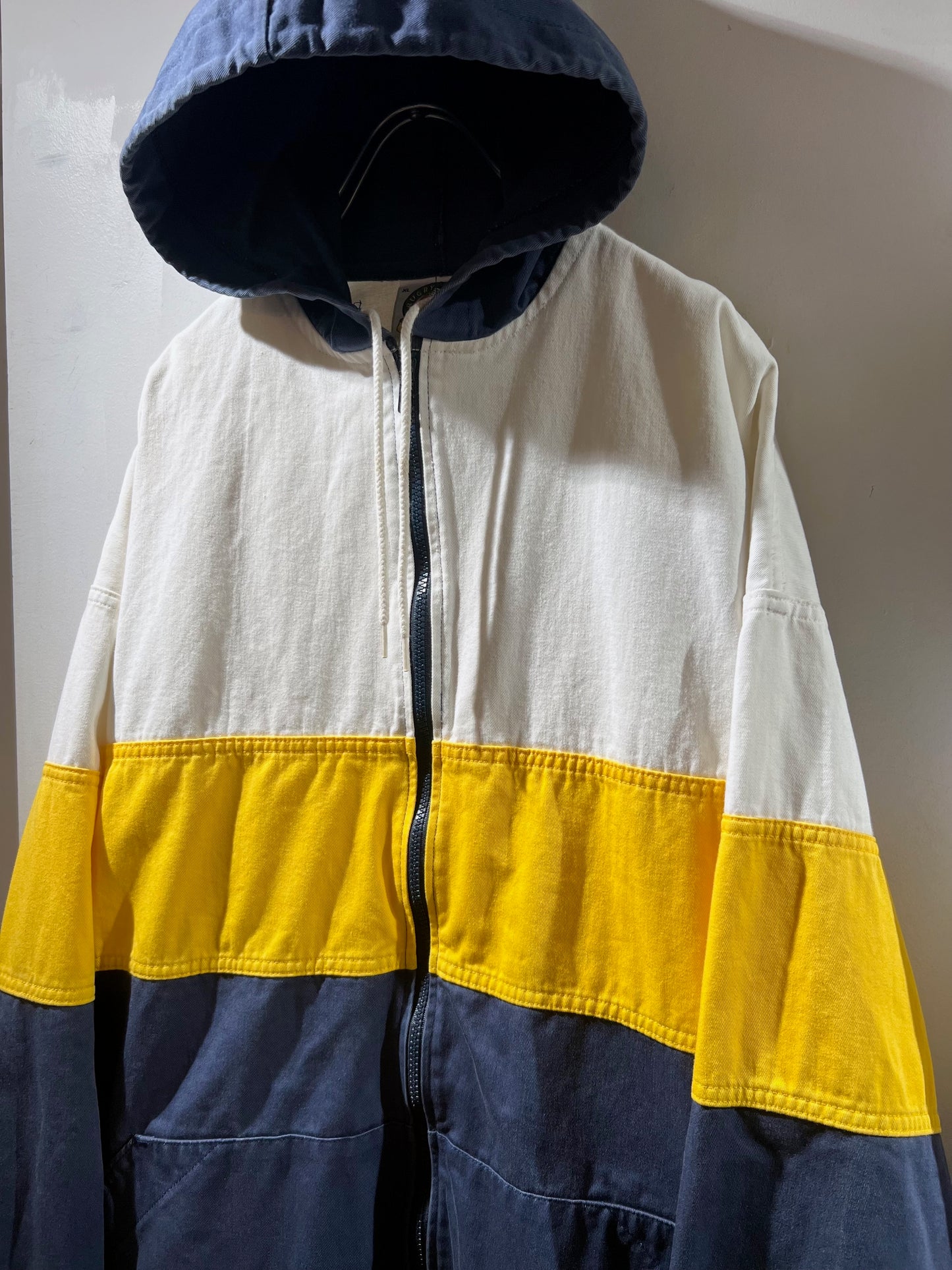 Barbarian Cotton Colorblock Hooded Jacket
