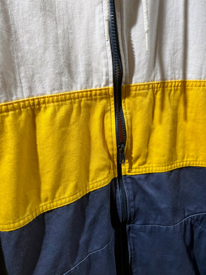 Barbarian Cotton Colorblock Hooded Jacket