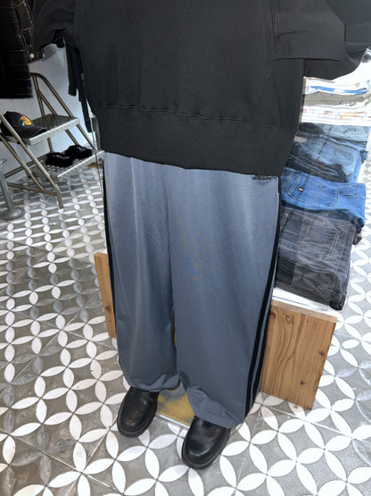 00s Adidas Grey Wide Track Pants