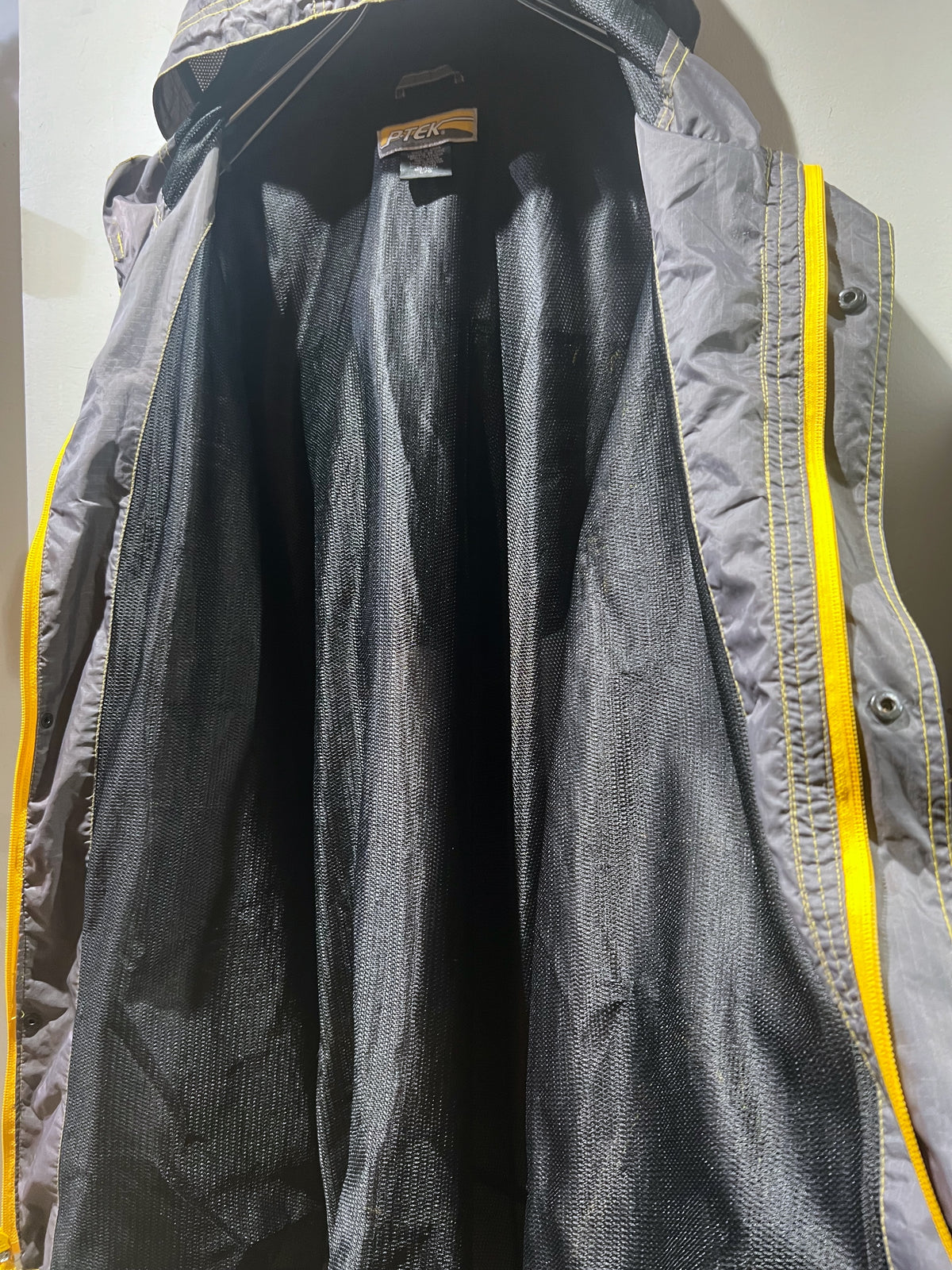Y2K P-TEK Multi Pocket Nylon Hooded Jacket