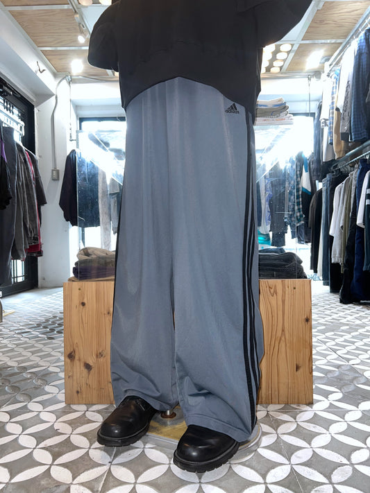00s Adidas Grey Wide Track Pants