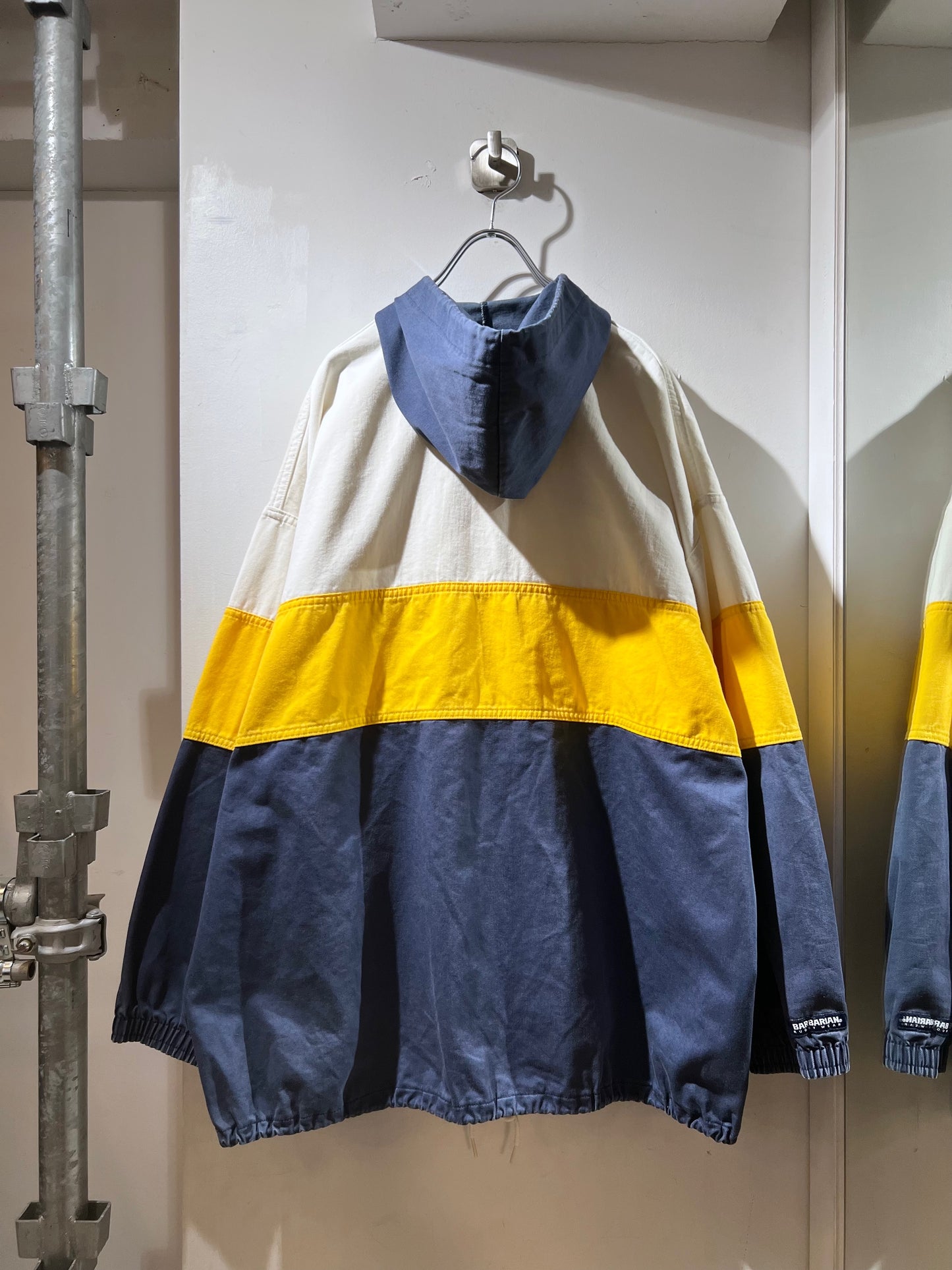 Barbarian Cotton Colorblock Hooded Jacket