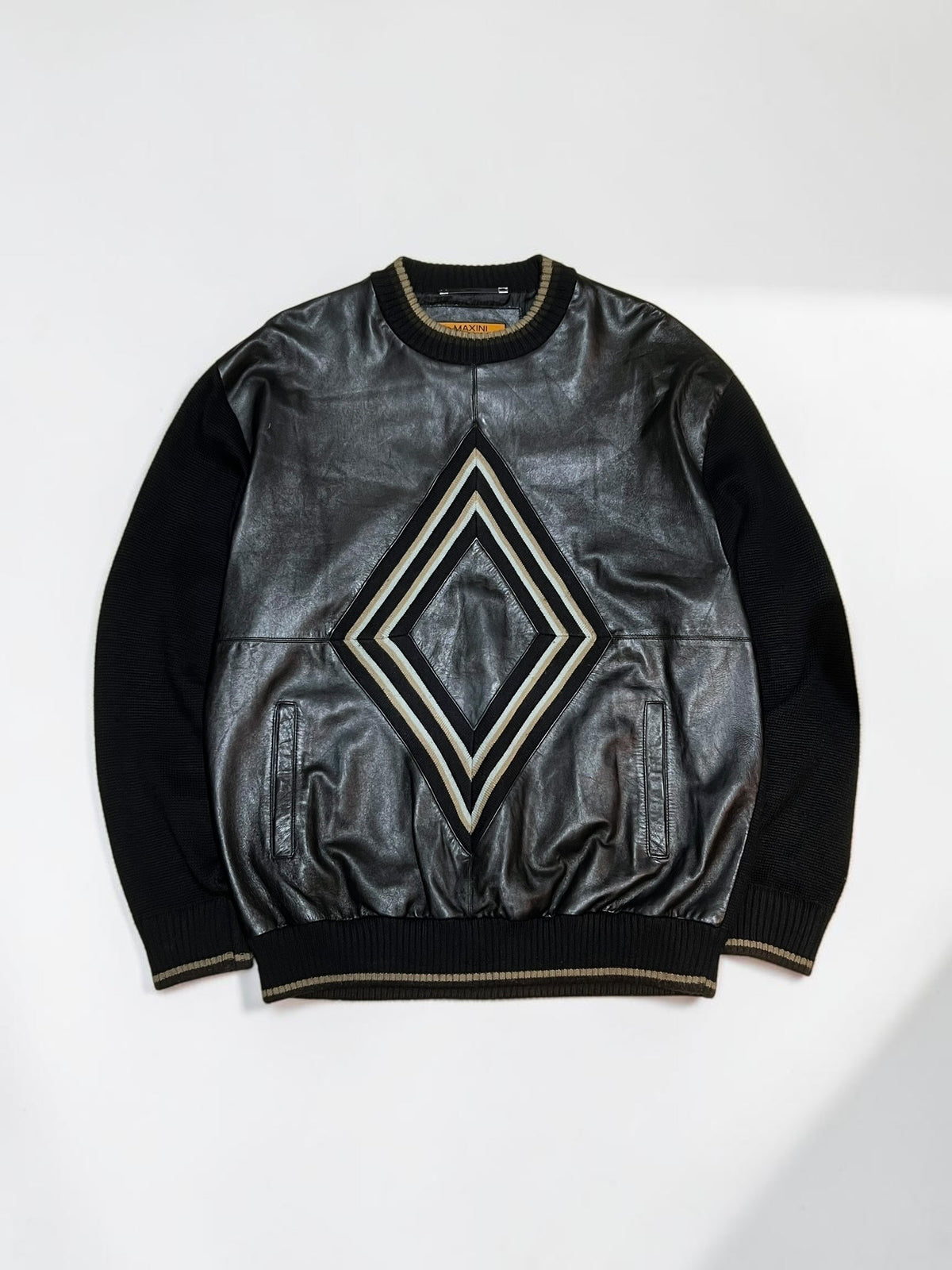 Vintage Maxini Leather Combi Knit