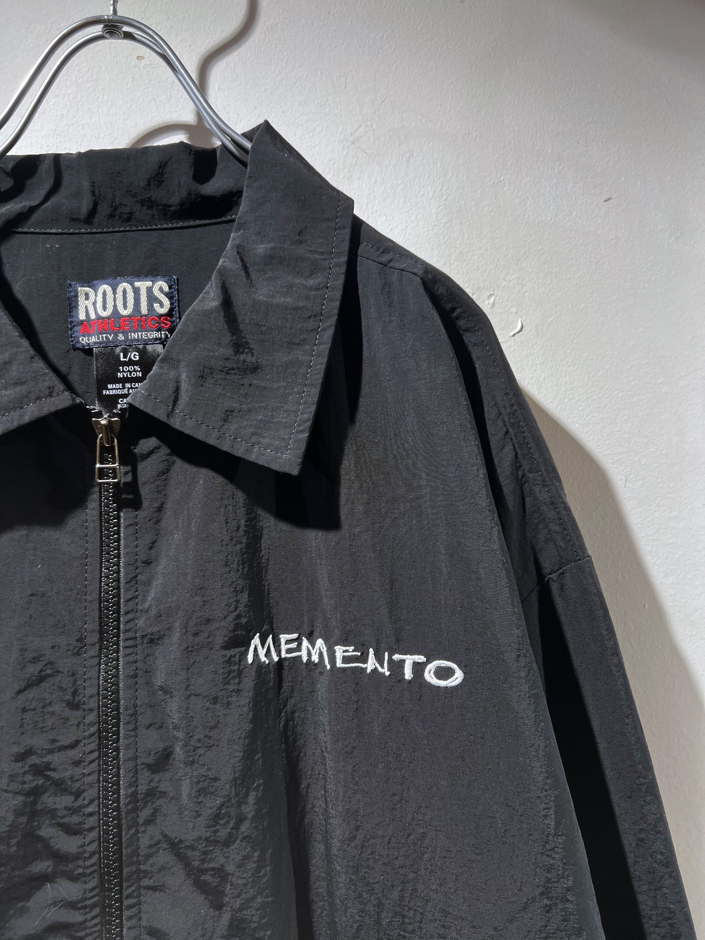 90s Roots Athletics MEMENTO Nylon Jacket