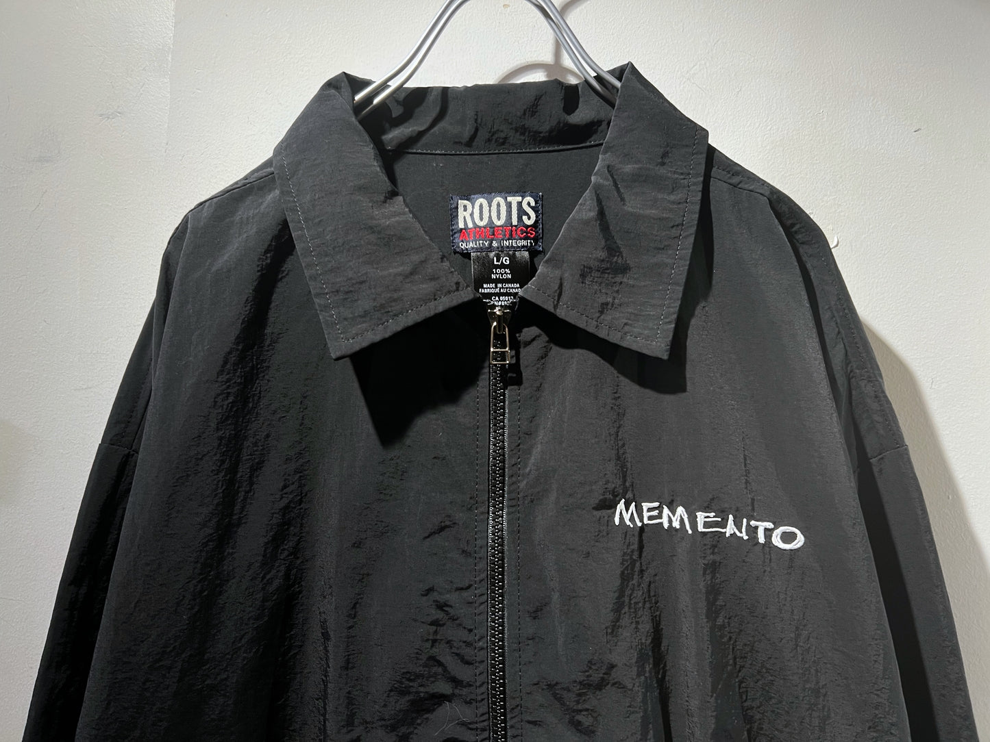 90s Roots Athletics MEMENTO Nylon Jacket