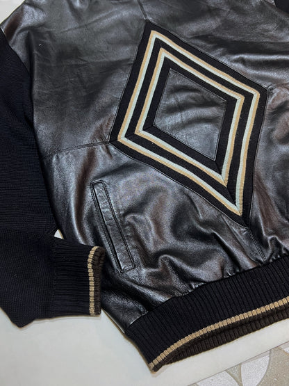 Vintage Maxini Leather Combi Knit