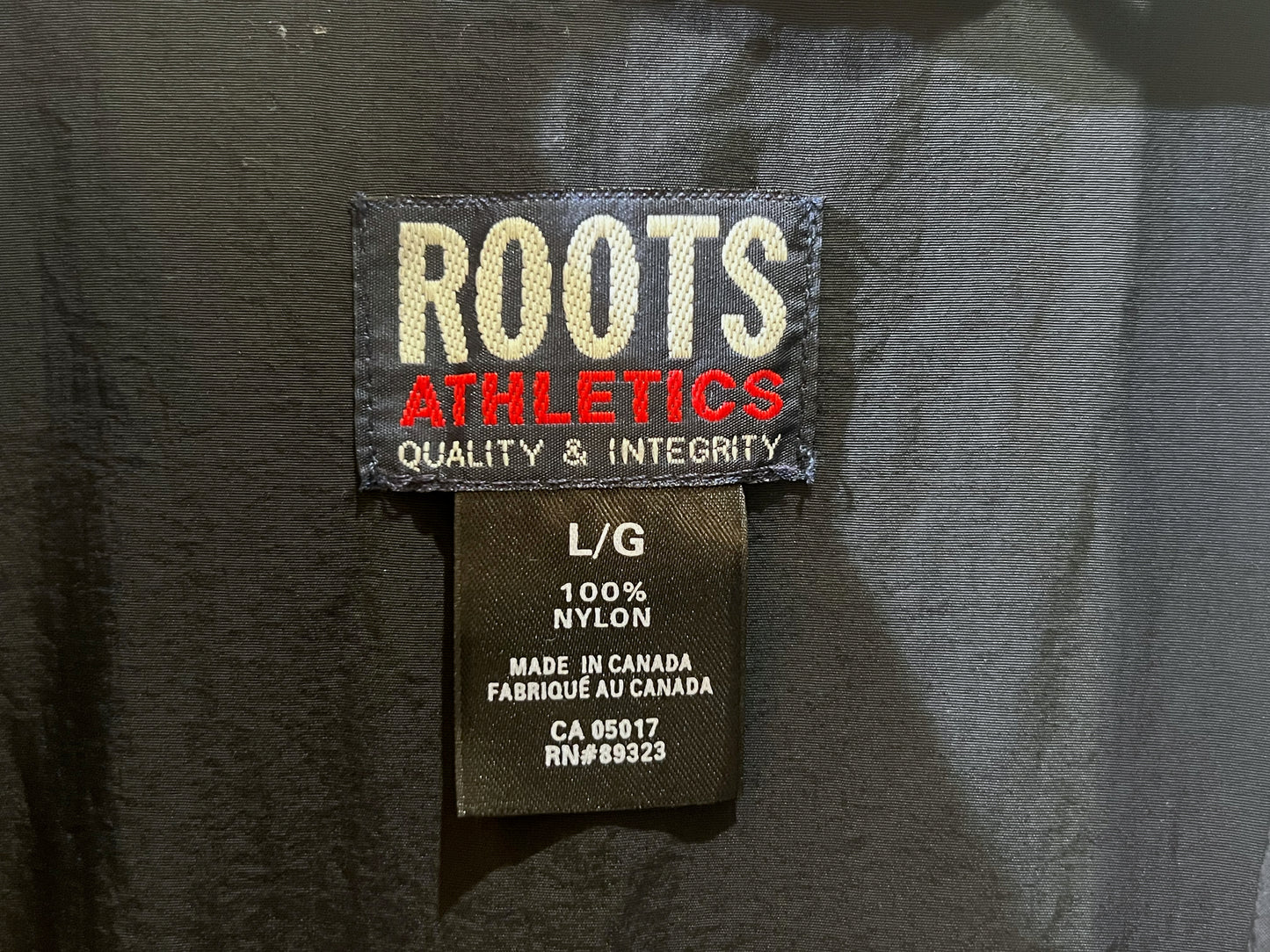 90s Roots Athletics MEMENTO Nylon Jacket