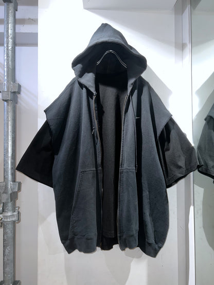 90s Nike Sleeveless Zip-Up Hoodie