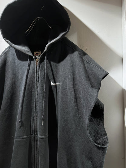 90s Nike Sleeveless Zip-Up Hoodie