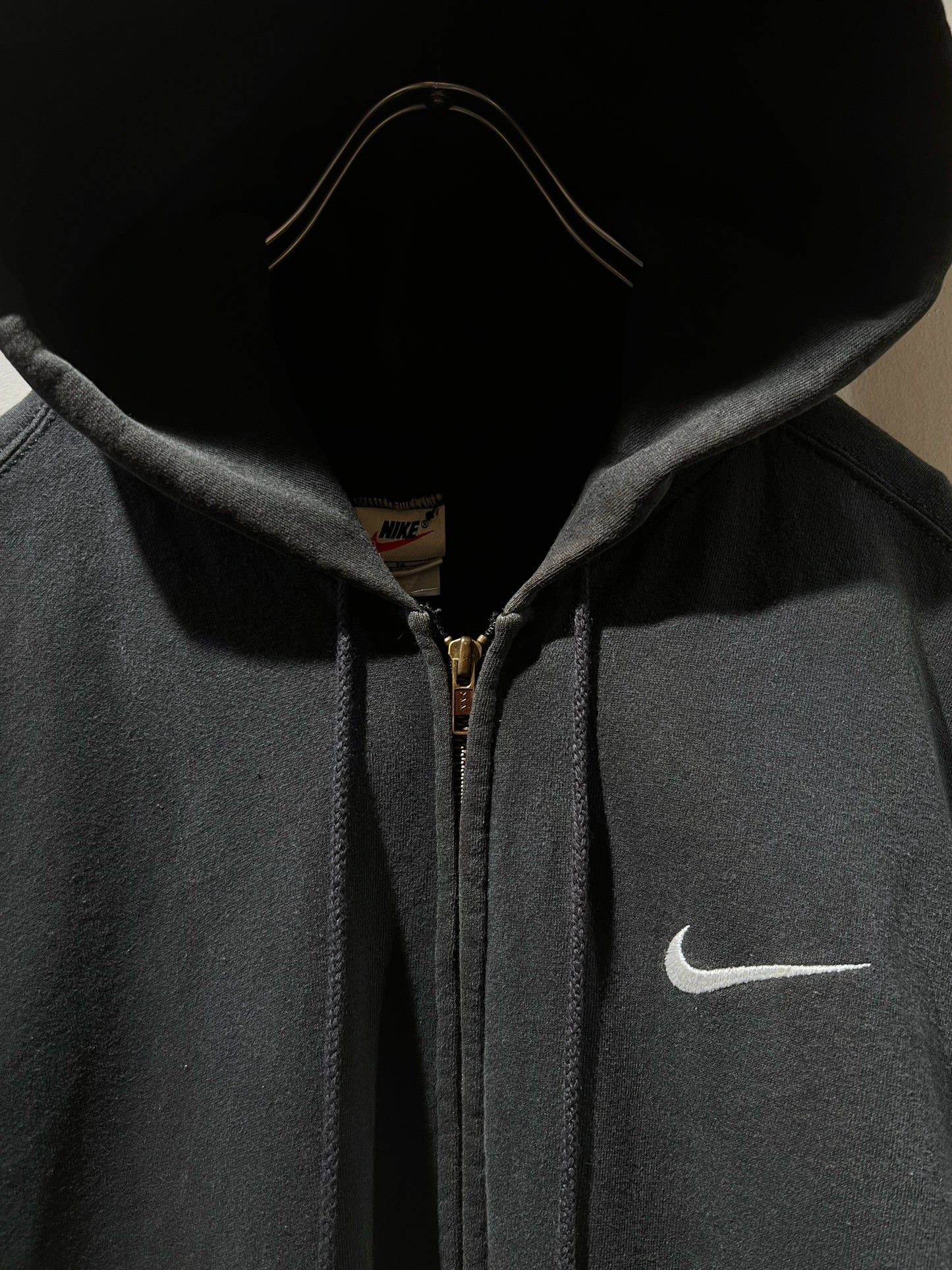90s Nike Sleeveless Zip-Up Hoodie