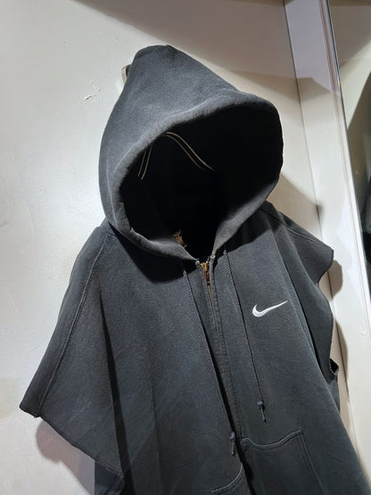 90s Nike Sleeveless Zip-Up Hoodie