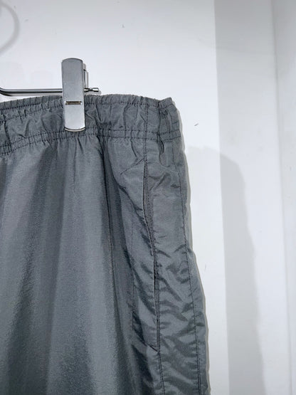 00s NIKE Grey Wideleg Nylon Pants