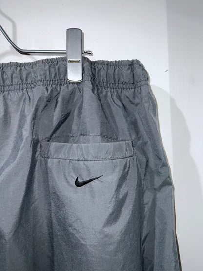00s NIKE Grey Wideleg Nylon Pants