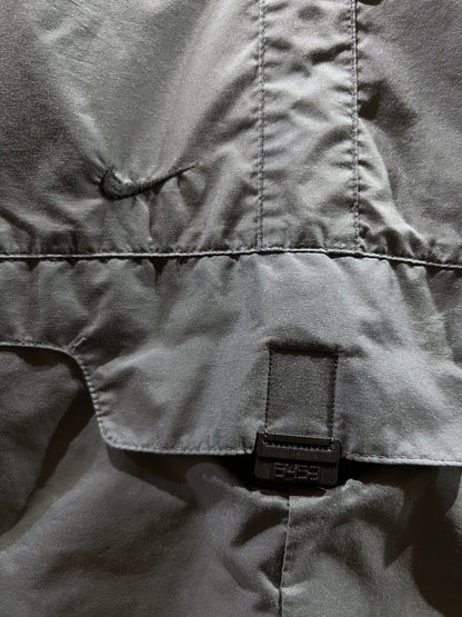 00s NIKE Grey Wideleg Nylon Pants