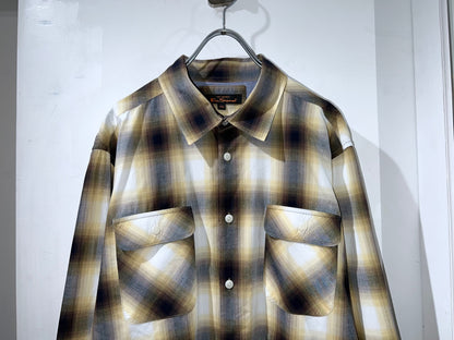 Plus Sized Shadow Check Shirt