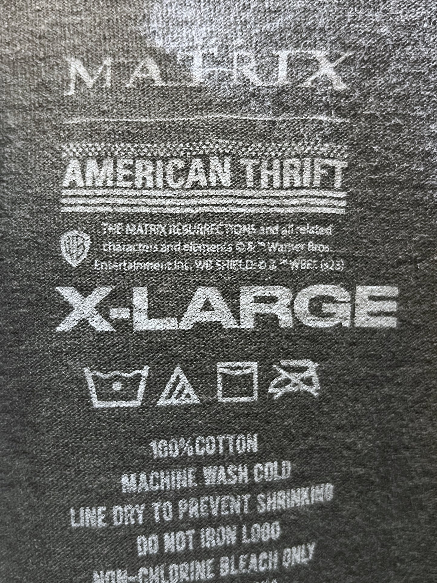 THE MATRIX Heavy weight Graphic T-shirt