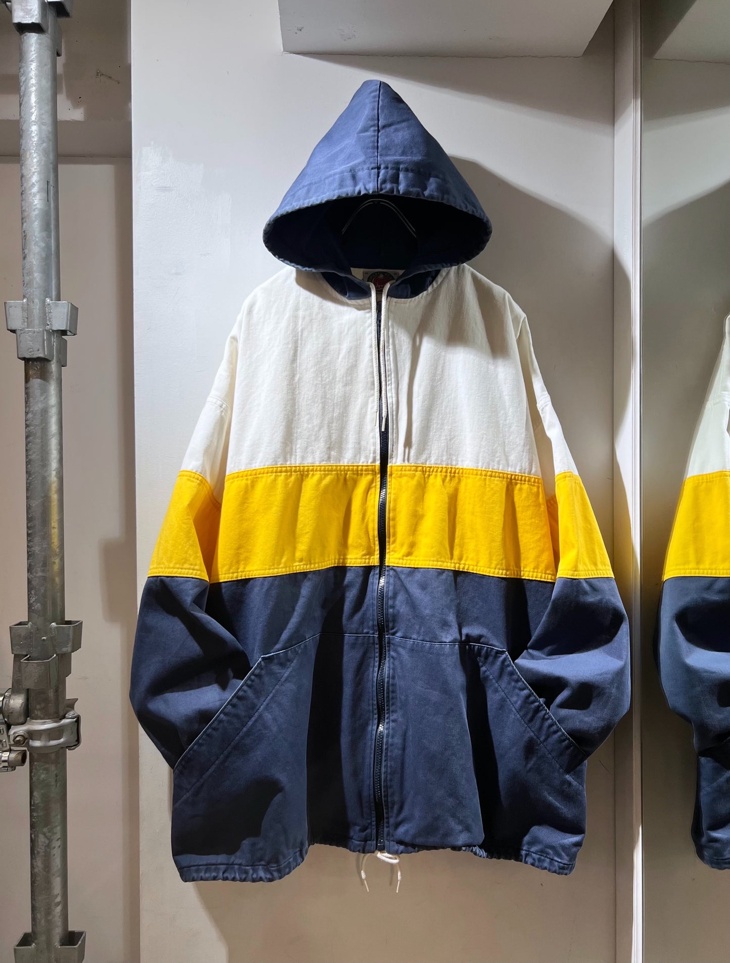 Barbarian Cotton Colorblock Hooded Jacket