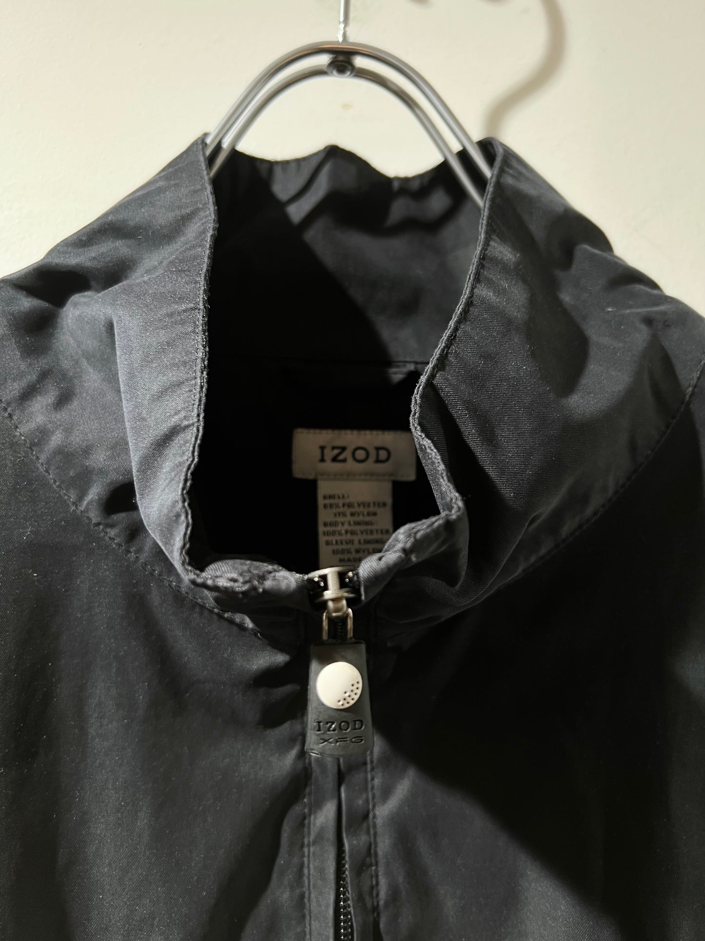Old IZOD Zip-off Pullover Jacket