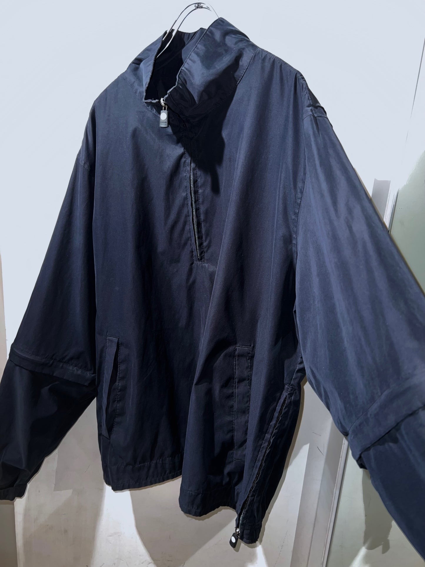 Old IZOD Zip-off Pullover Jacket