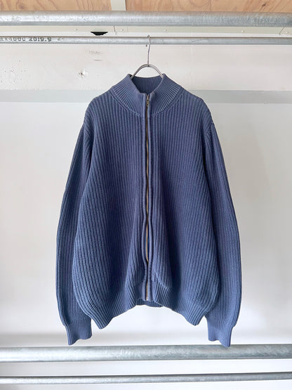 L.L Bean Blue Knitted Blouson