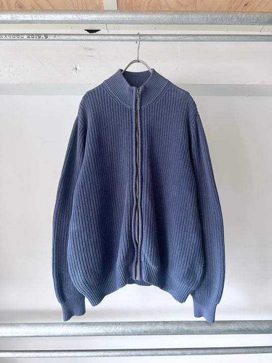 L.L Bean Blue Knitted Blouson