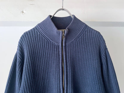 L.L Bean Blue Knitted Blouson