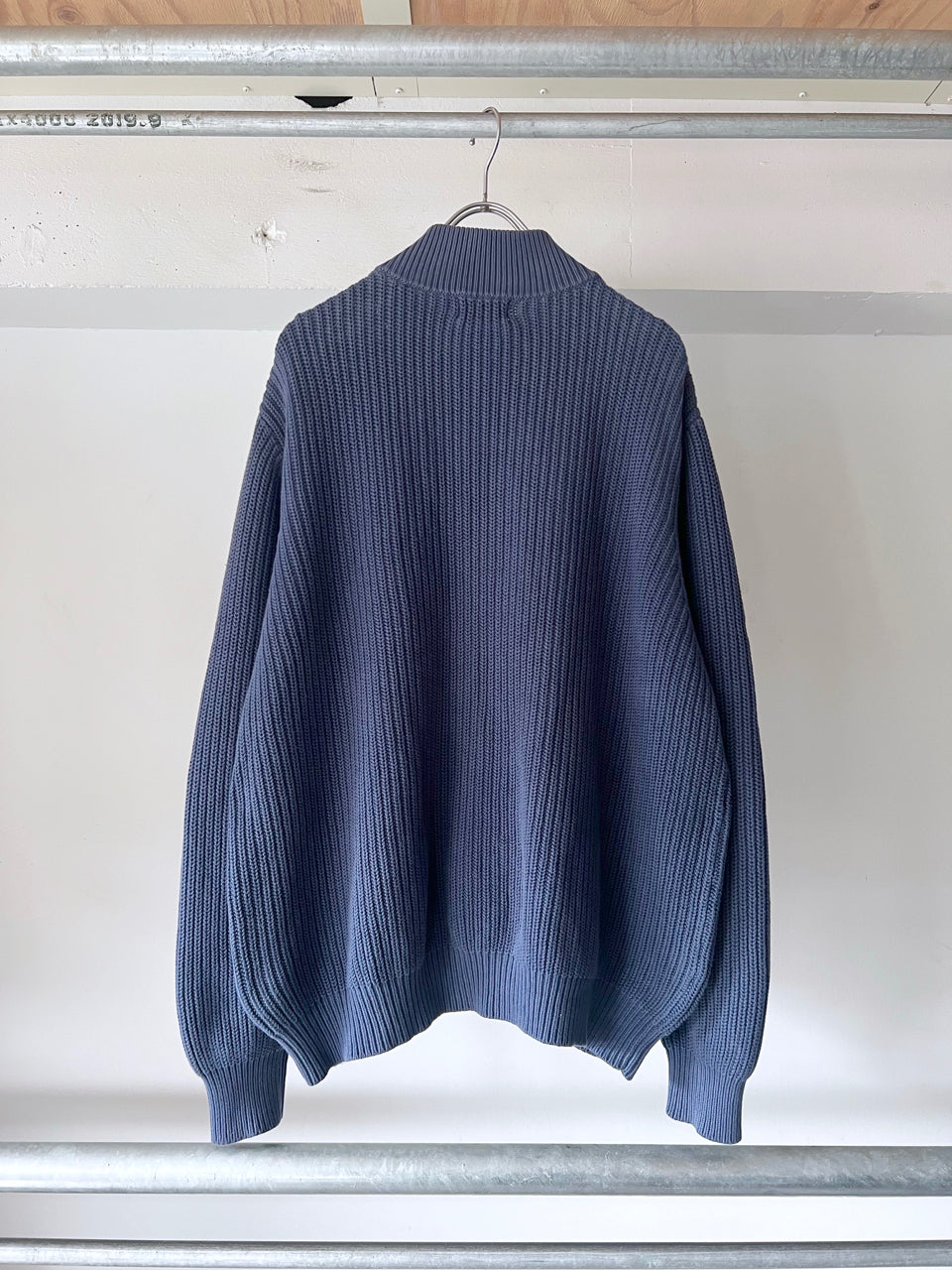 L.L Bean Blue Knitted Blouson