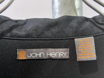 John Henry by Perry Ellis Rayon/Poly Zip-Up Shirt Jacket