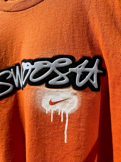 Old Nike Felt Swooh T-Shirt