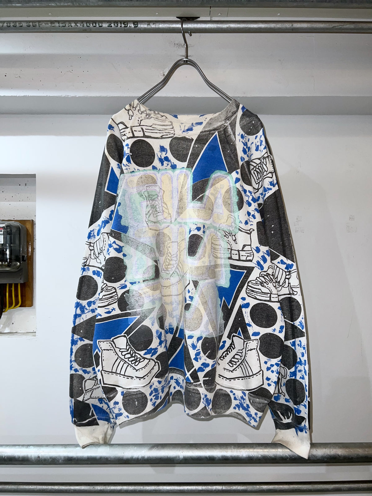Rare 90s Vintage AllOver Printed Sweat