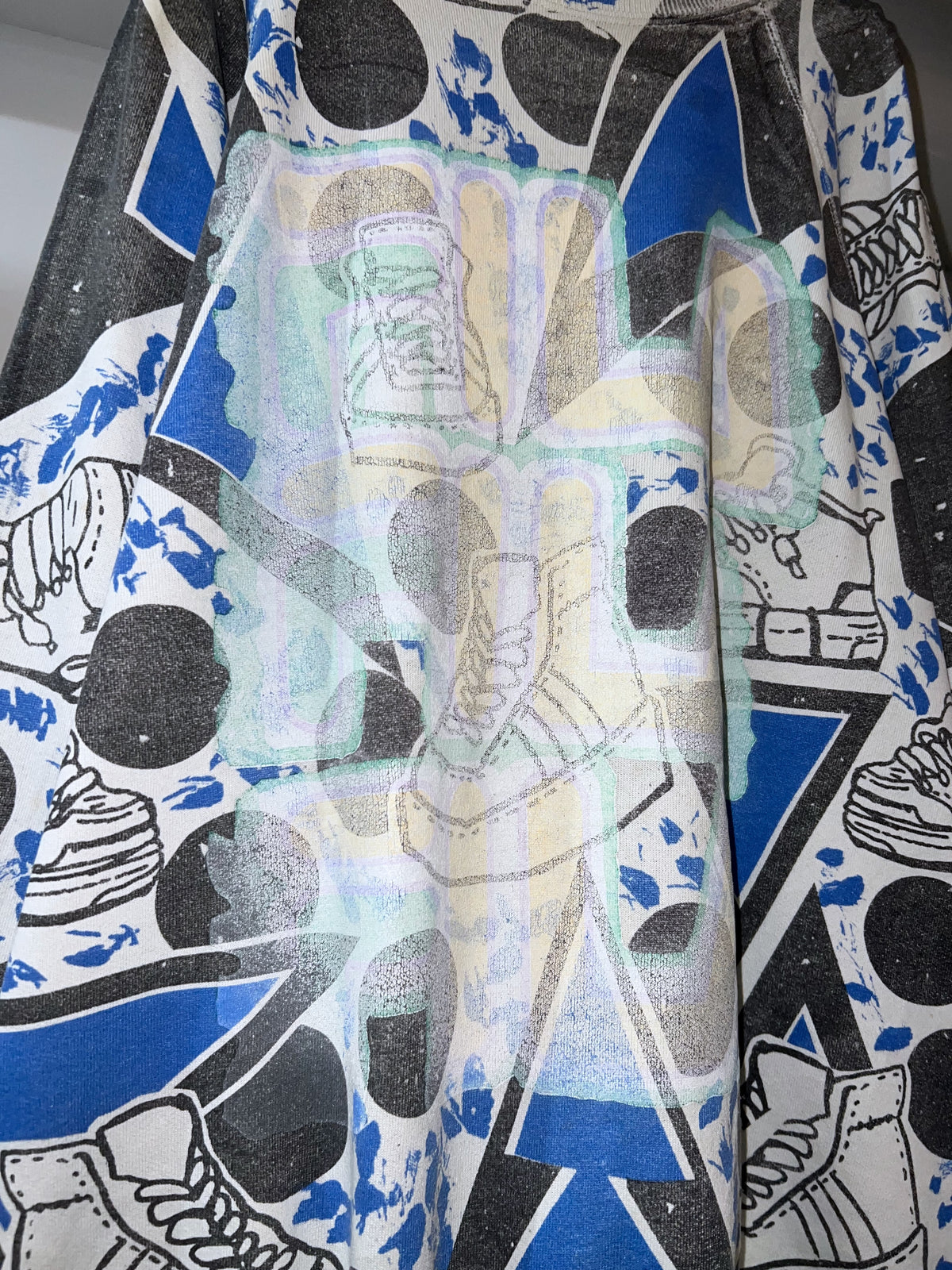 Rare 90s Vintage AllOver Printed Sweat