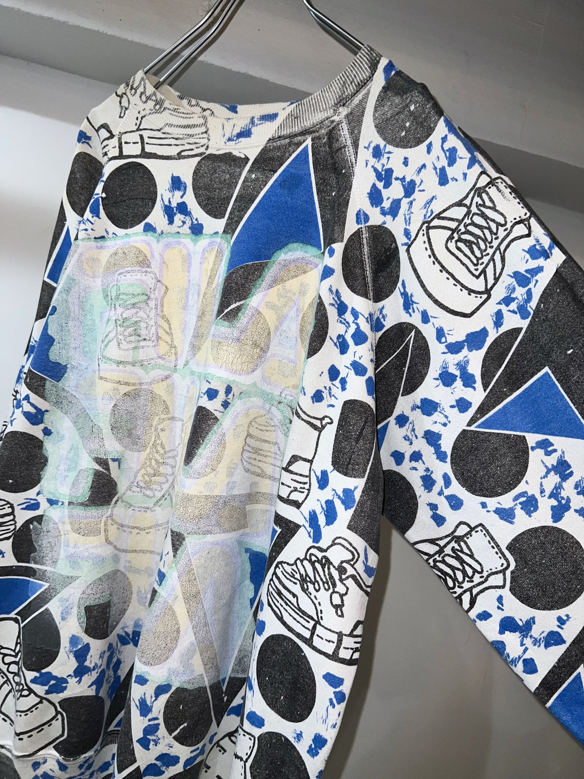 Rare 90s Vintage AllOver Printed Sweat
