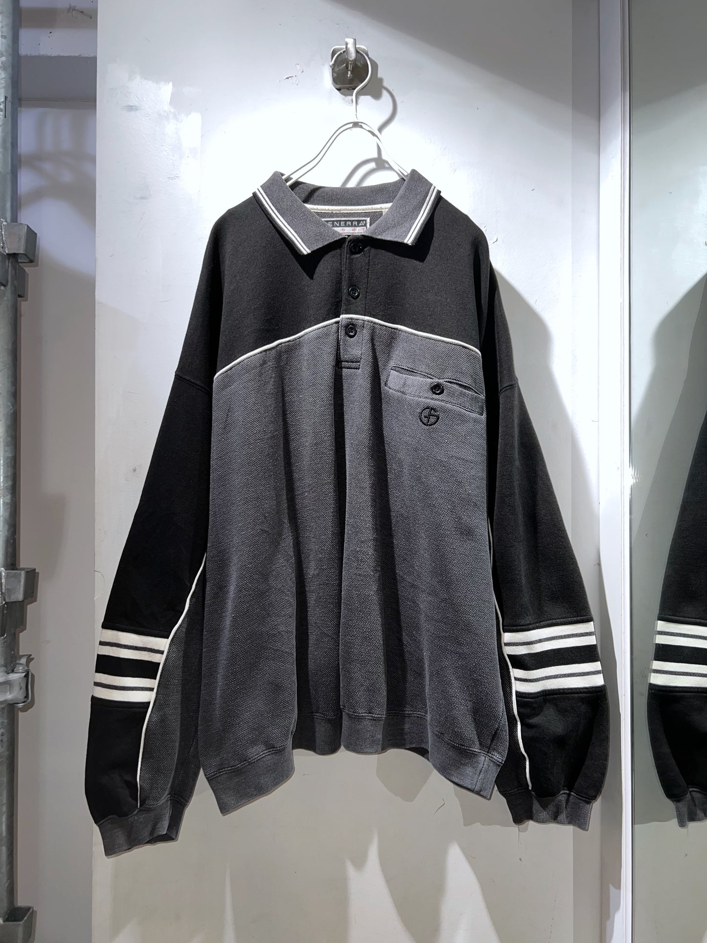Old Tipped Collar Boxy Pullover