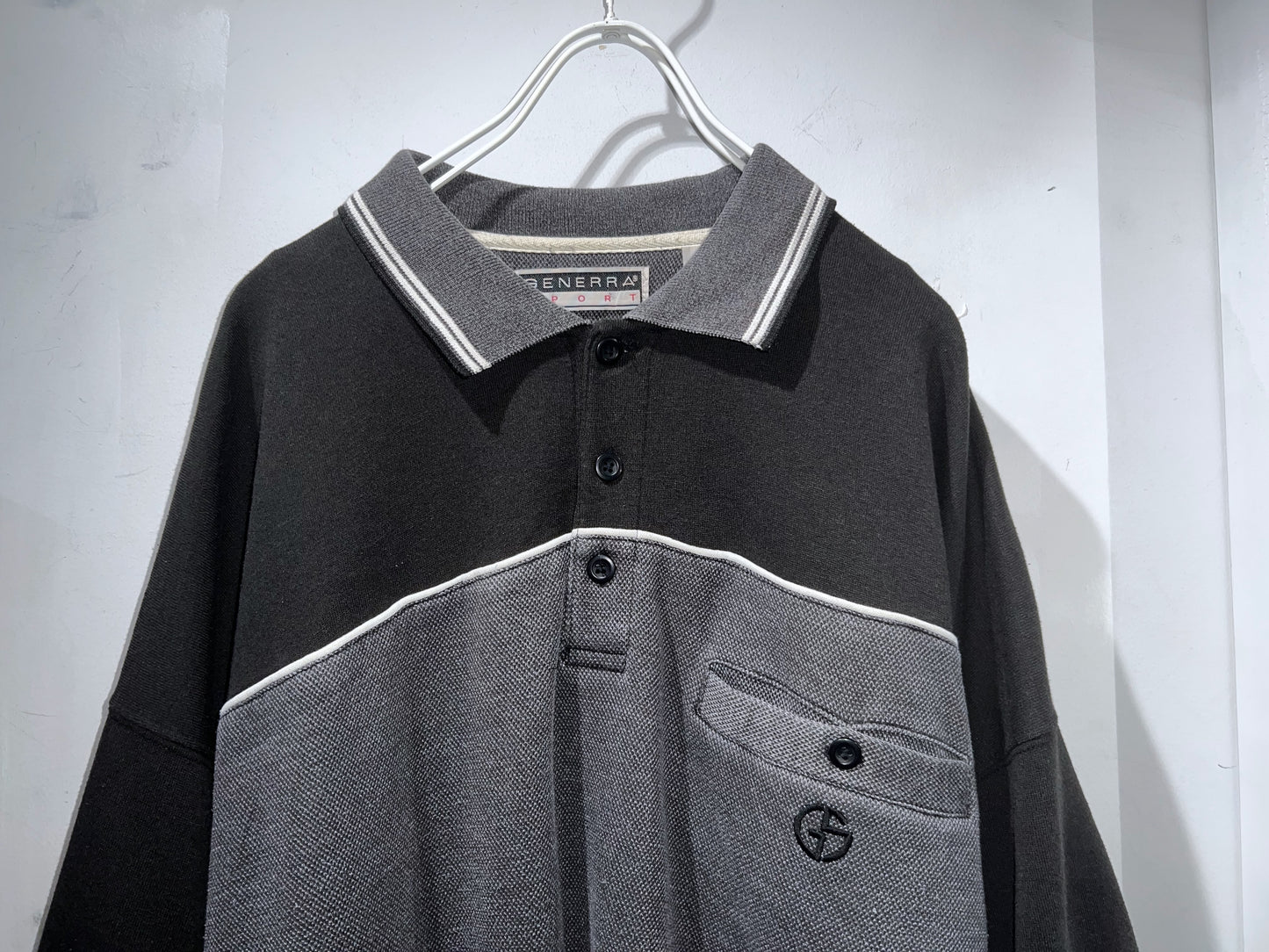 Old Tipped Collar Boxy Pullover