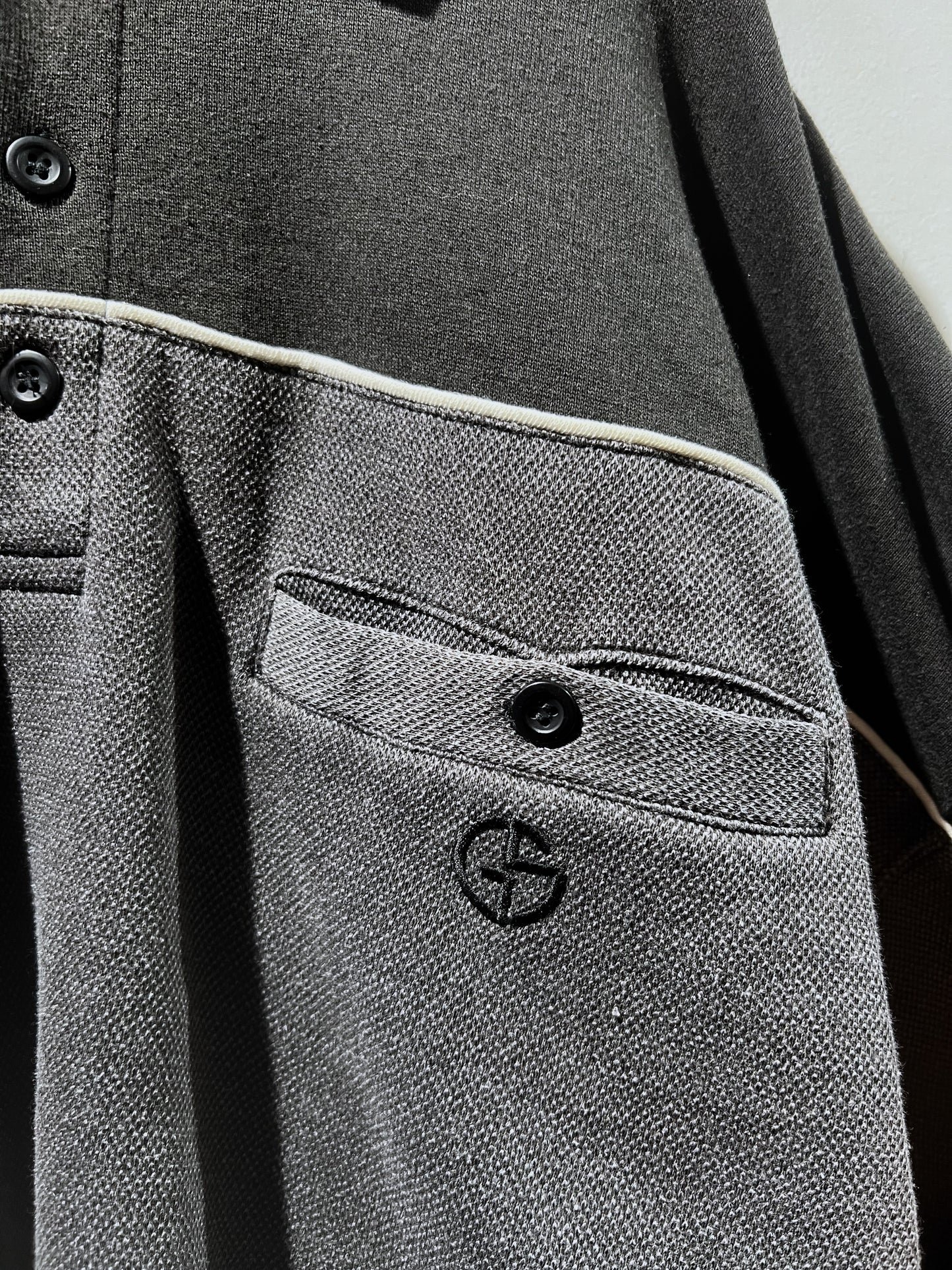 Old Tipped Collar Boxy Pullover