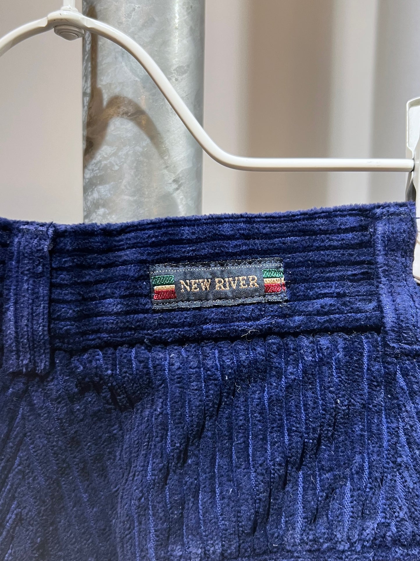 90s Deep Blue Wide Wale Corduroy Slacks