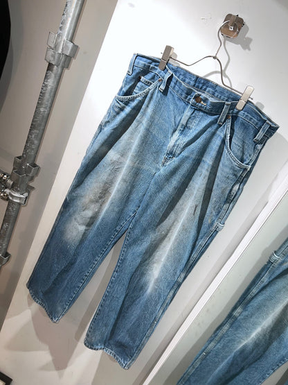 Old Dickies Distressed Denim Painter Pants