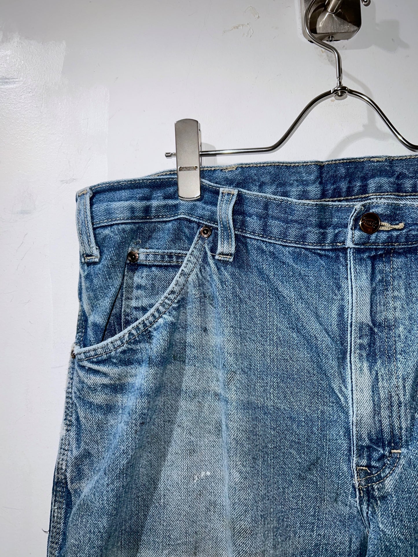 Old Dickies Distressed Denim Painter Pants