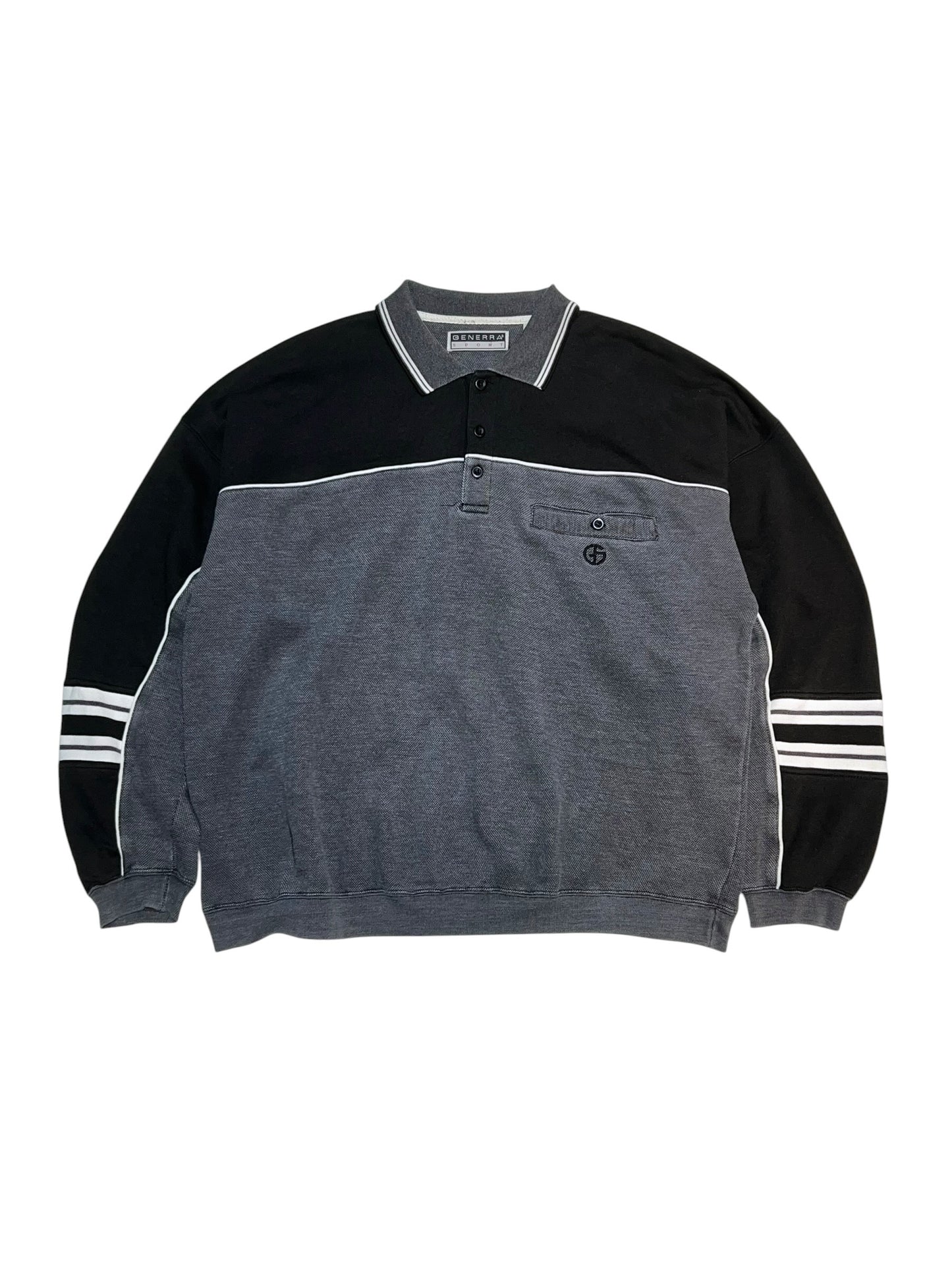 Old Tipped Collar Boxy Pullover