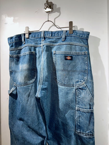 Old Dickies Distressed Denim Painter Pants