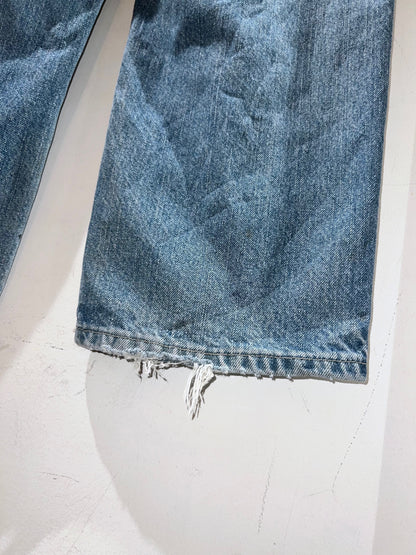 Old Dickies Distressed Denim Painter Pants