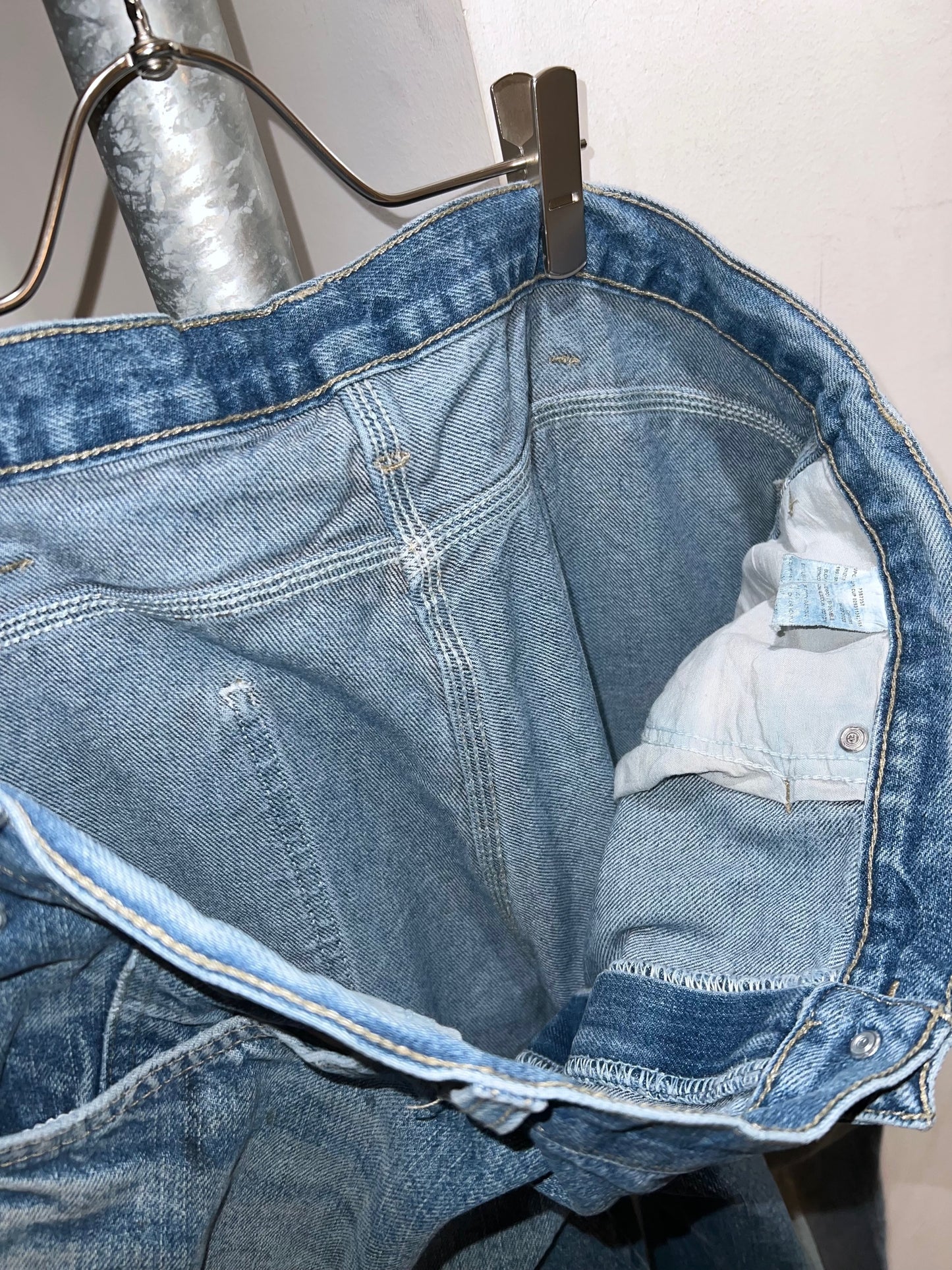 Old Dickies Distressed Denim Painter Pants