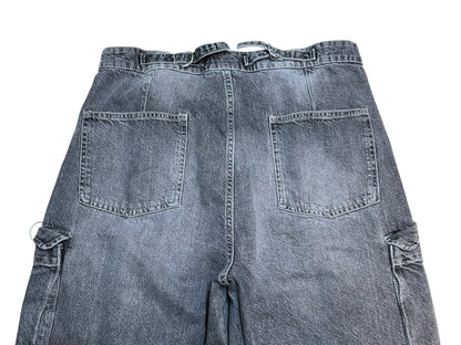 10s Barrel Baggy 8 Pocket Denim Cargo Pants