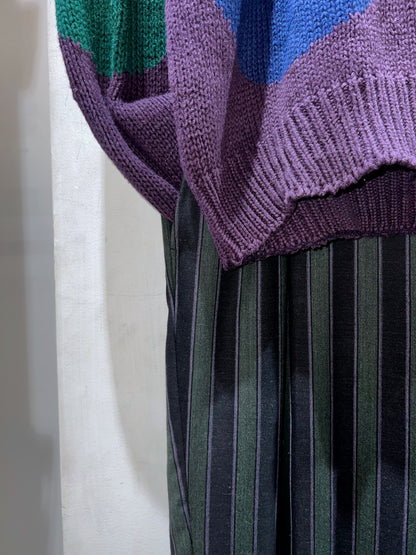 90s STRUCTURE Ramie-Cotton Knit Sweater