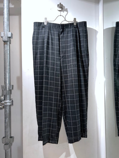 Vintage Baggy Plaid Slacks Pants