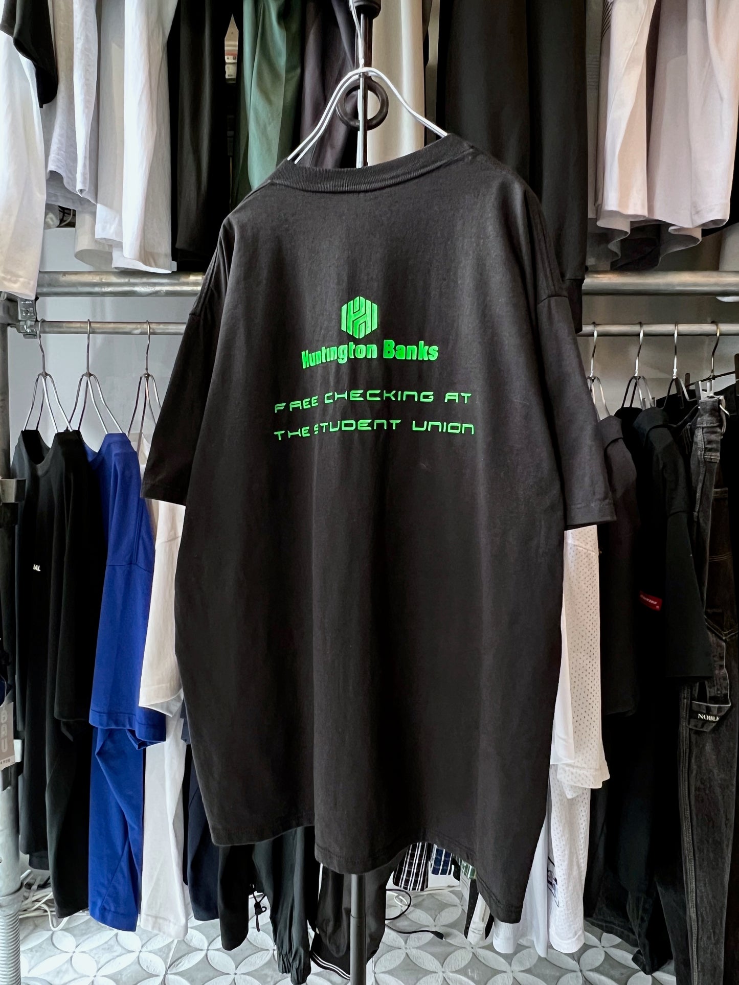 90s Vintage Huntington Banks First Week T-shirt
